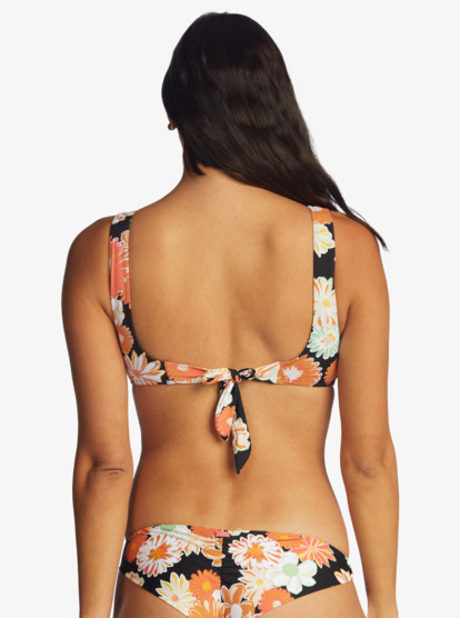 8 Printed Beach Classics Bralette Bikini Top Black ARJX303583 Roxy