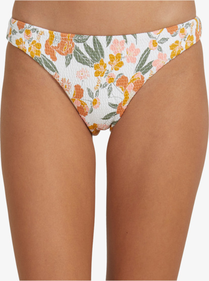 7 On Repeat Smocked Bikini Bottoms  ARJX403489 Roxy