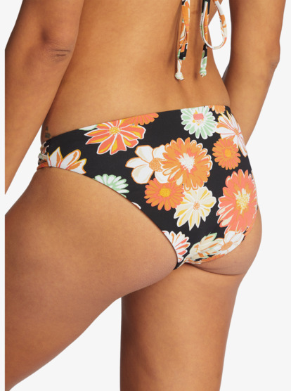 7 Printed Beach Classics Hipster Bikini Bottoms Black ARJX403535 Roxy