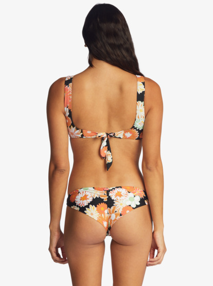 5 Printed Beach Classics Cheeky Bikini Bottoms Black ARJX403536 Roxy