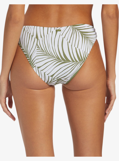 3 Beach Classics Strap Hipster Bikini Bottoms Green ARJX403552 Roxy