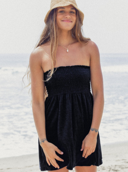 1 La Bomba Strapless Dress Black ARJX603161 Roxy