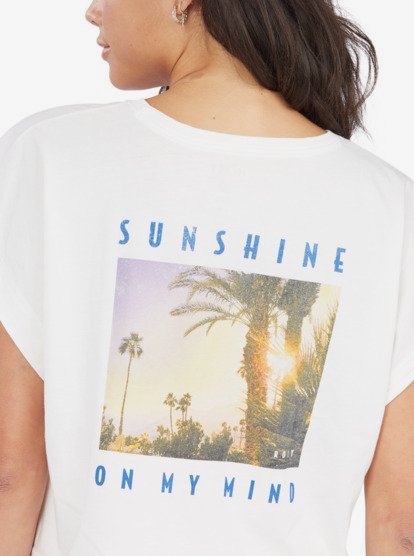 4 Vintage Photo Screen Tee White ARJZT06763 Roxy