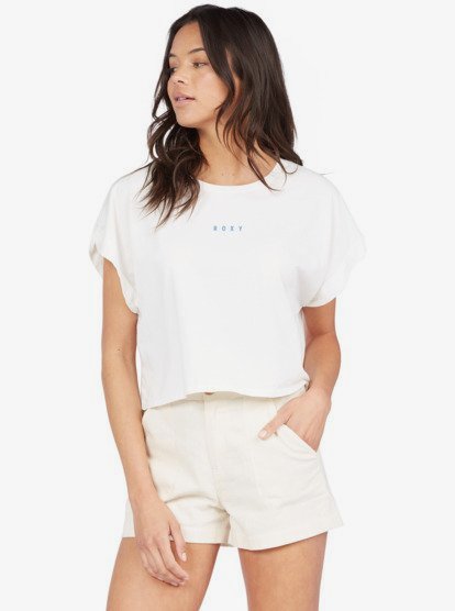 0 Vintage Photo Screen Tee White ARJZT06763 Roxy