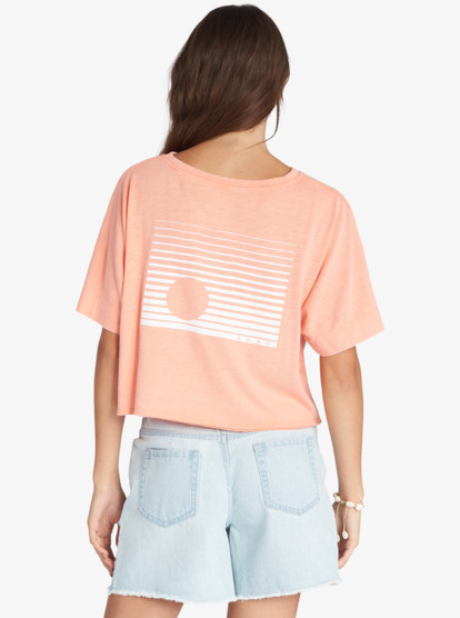 2 Super Sun Oversized T-Shirt Pink ARJZT06979 Roxy