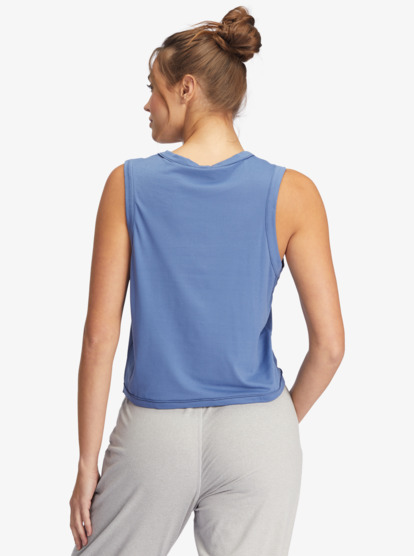 2 Sun Might Shine V-Neck Tank Top Blue ARJZT07276 Roxy