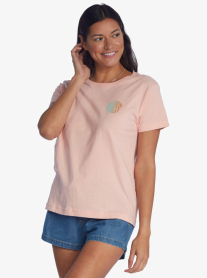 1 Kinda Salty Screen Tee Pink ARJZT07435 Roxy