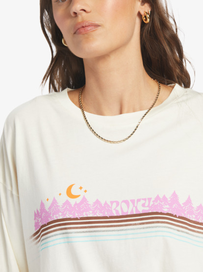 5 Forest By Night Olst T-Shirt White ARJZT07731 Roxy