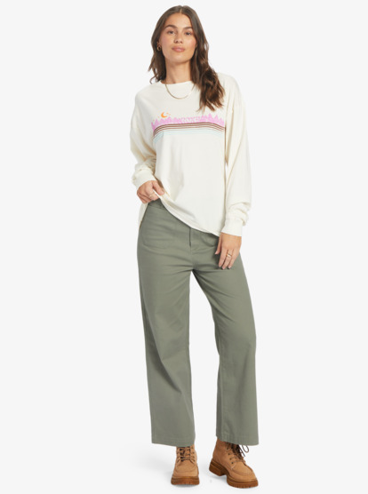 6 Forest By Night Olst T-Shirt White ARJZT07731 Roxy