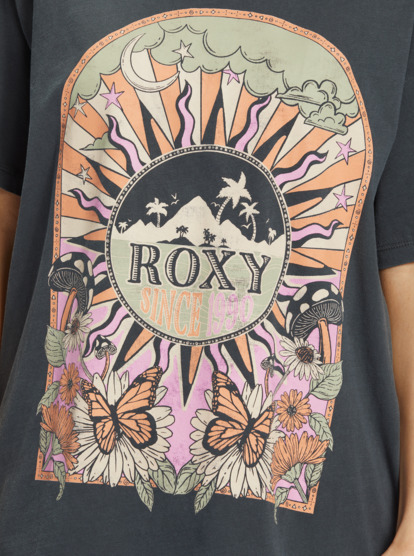 7 Cosmic Window Xbfc T-Shirt Black ARJZT07739 Roxy