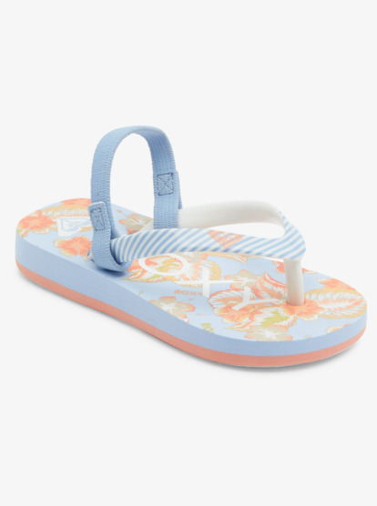 0 Girls Pebbles Flip-Flops Blue AROL100004 Roxy
