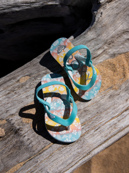 0 Toddler's Tahiti Flip-Flops Blue AROL100005 Roxy