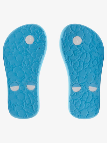 4 Toddler's Tahiti Flip-Flops Blue AROL100005 Roxy