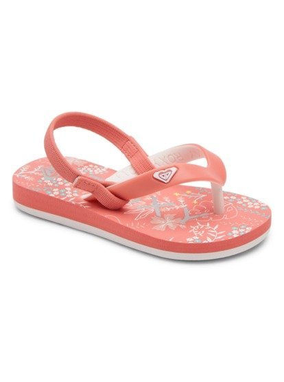 0 Toddler's Tahiti Flip-Flops Pink AROL100005 Roxy