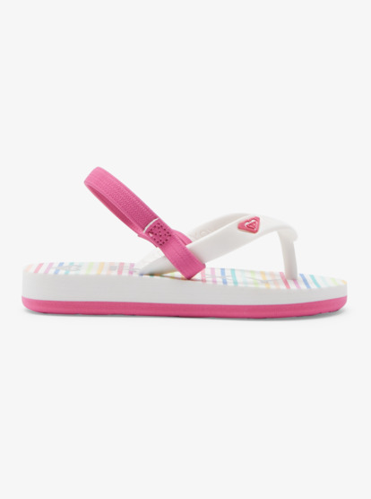 1 Toddler's Tahiti Flip-Flops White AROL100005 Roxy