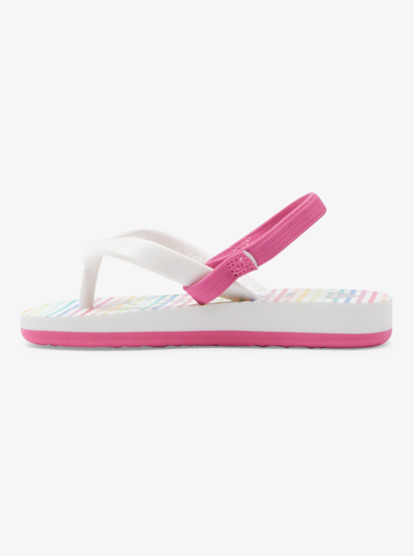 2 Toddler's Tahiti Flip-Flops White AROL100005 Roxy