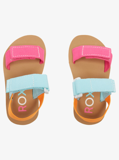 2 Toddler's Roxy Cage Sandals Orange AROL100020 Roxy