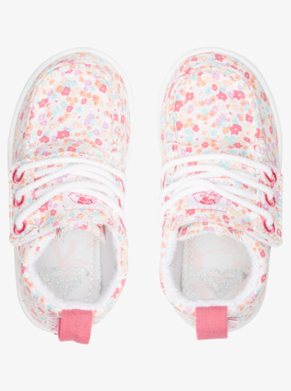 3 Toddler's Minnow Mid Mid-Top Shoes Pink AROS600009 Roxy