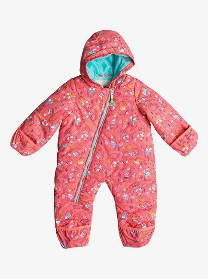 Baby girl hot sale pink snowsuit