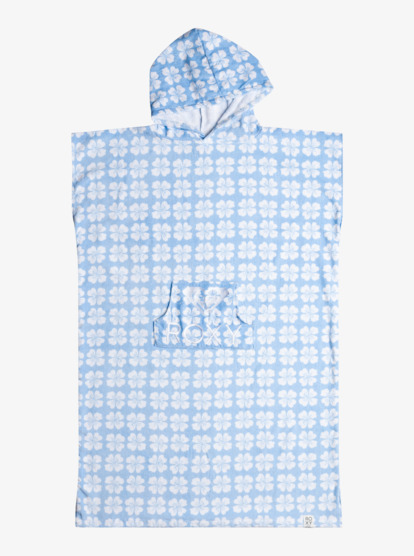 0 Girls Stay Magical Hooded Poncho Towel Blue ERGAA03186 Roxy