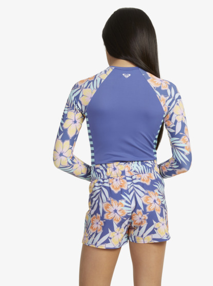 2 Girls 6-16 City Of Surf Swim Shorts Blue ERGBS03114 Roxy