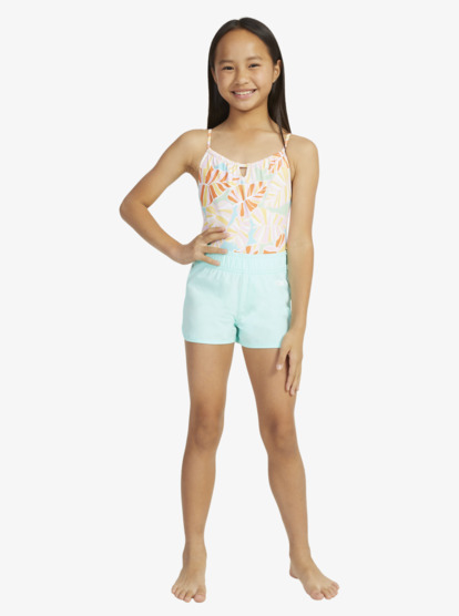 1 Girls 6-16 Good Waves Only Swim Shorts Blue ERGBS03115 Roxy