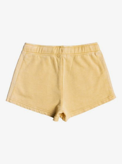 tan sweat shorts