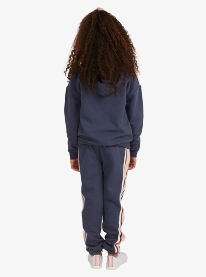 Girls navy jogging on sale bottoms