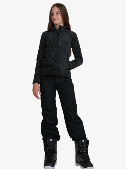 0 Cascade - Polaire demi-zip pour Fille 8-16 Noir ERGFT03515 Roxy