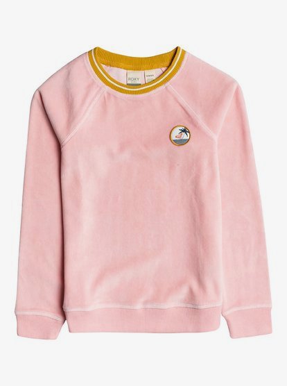 pink velvet sweatshirt