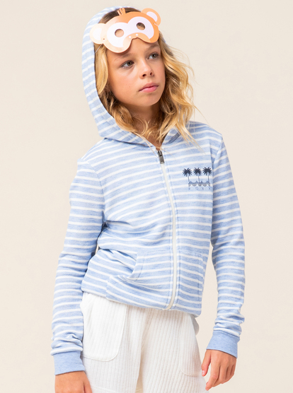 ROXY Girls Little Wish Zip-up Hooded Sweatshirt
