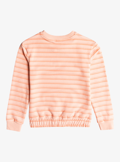 1 Girl's 4-16 Electric Feel Crewneck Sweatshirt Pink ERGFT03699 Roxy