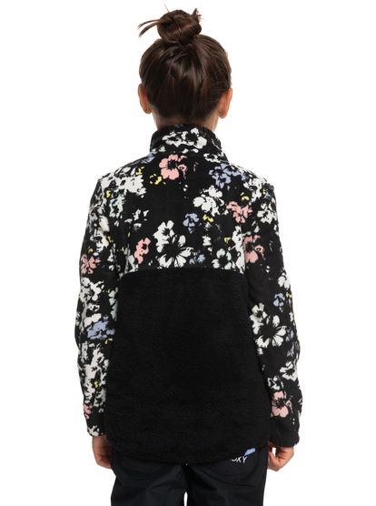 3 Alabama - Polaire en sherpa pour Fille Noir ERGFT03731 Roxy