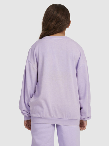 4 Butterfly Parade - Sweatshirt para Raparigas 10-16 Roxo ERGFT03812 Roxy