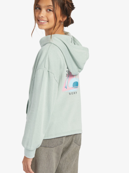 5 Girl's 4-16 Early In The Morning B Zip-Up Hoodie Blue ERGFT03898 Roxy
