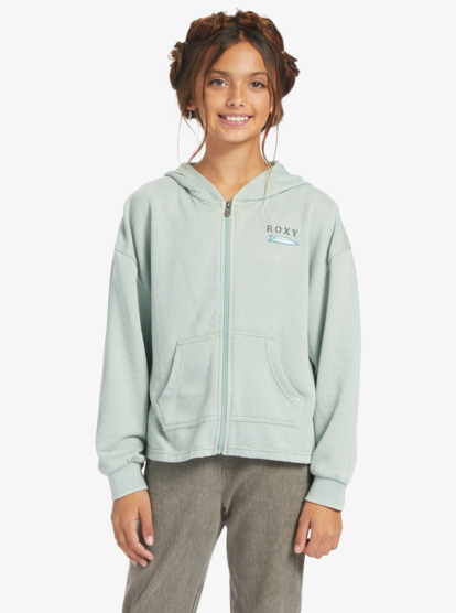 0 Girl's 4-16 Early In The Morning B Zip-Up Hoodie Blue ERGFT03898 Roxy