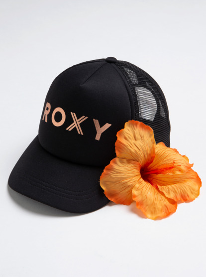 0 Girls 8-16 Reggae Town Trucker Cap Black ERGHA03266 Roxy