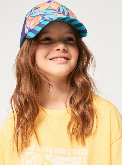 3 Girls Honey Coconut Trucker Cap Blue ERGHA03310 Roxy