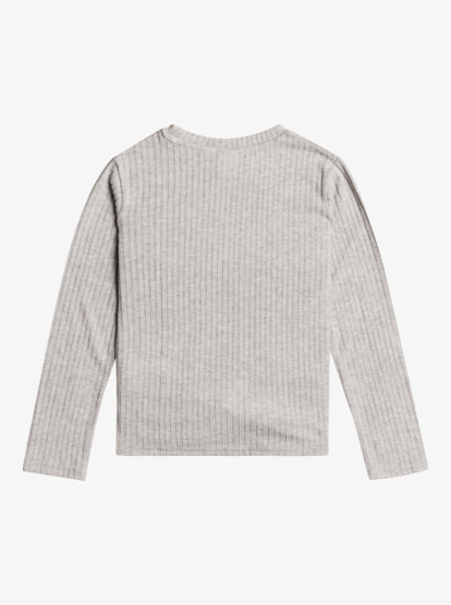 1 Girl's 4-16 Rewrite The Story Long Sleeve Knit Top  ERGKT03186 Roxy