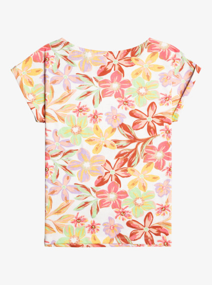 1 African Sunset - T-shirt pour Fille 4-16 Blanc ERGKT03221 Roxy