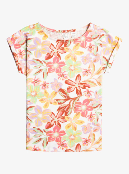 0 African Sunset - T-shirt pour Fille 4-16 Blanc ERGKT03221 Roxy