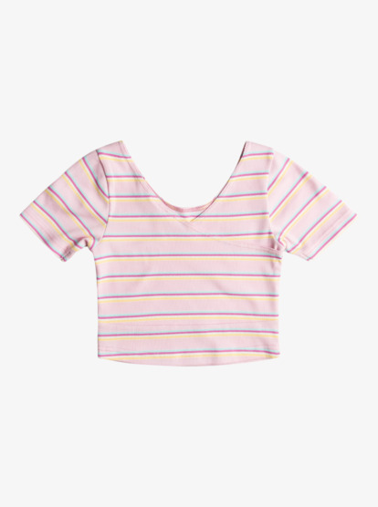1 Happiest Year - Cropped Top for Girls 4-16 Violet ERGKT03245 Roxy