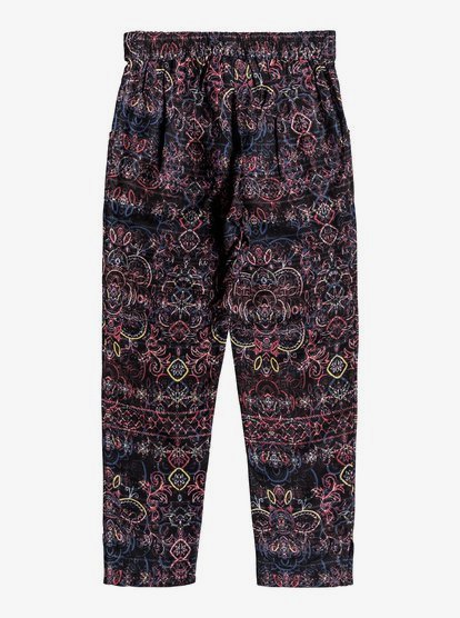 Roxy Girls Big Little Numbers Printed Viscose Pant