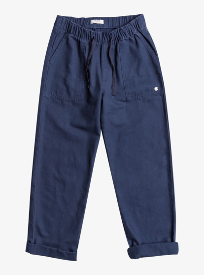 9 Me And My Girls Canvas - Pantalon cargo pour Fille (10-16 ans) Bleu ERGNP03113 Roxy