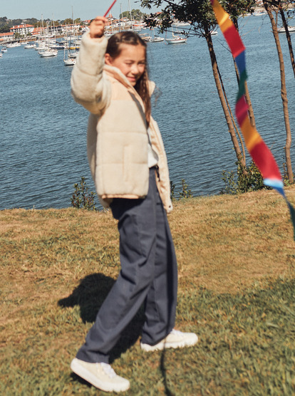 2 Me And My Girls Canvas - Pantalon cargo pour Fille (10-16 ans) Bleu ERGNP03113 Roxy