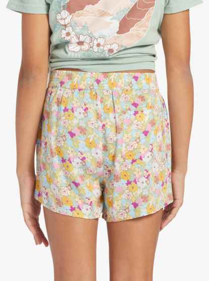 7 Girls 4-16 Canyon Moon Elasticated Shorts  ERGNS03147 Roxy