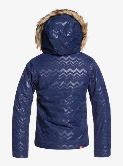 Bleu Fille 8-16 Ans Roxy Jet Ski Embossed Veste de Snow