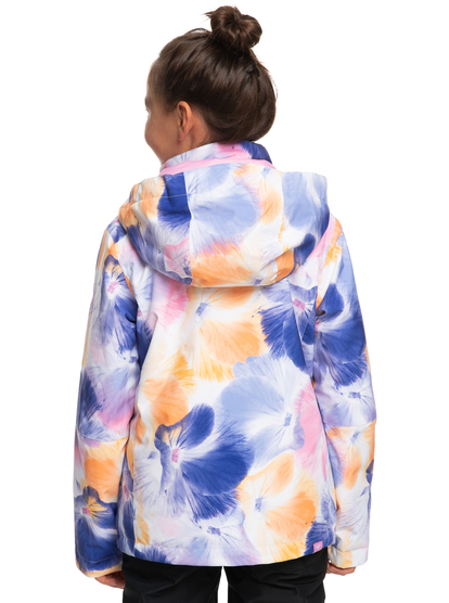 10 Girls 8-16 Roxy Jetty Technical Snow Jacket White ERGTJ03164 Roxy
