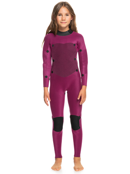 5 Girls 8-16 3/2mm Swell Series Back Zip Wetsuit Black ERGW103055 Roxy