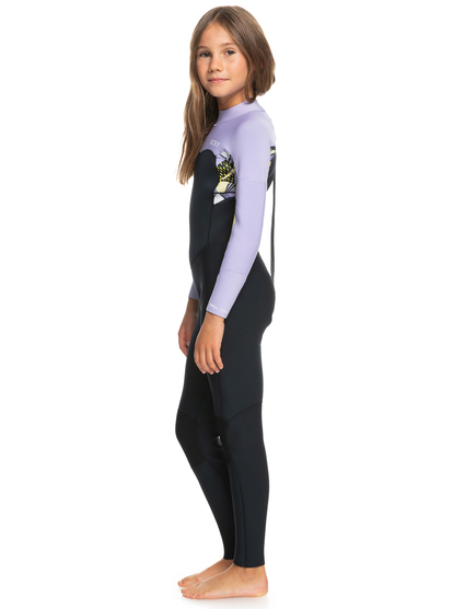 1 Girls 8-16 3/2mm Swell Series Back Zip Wetsuit Black ERGW103055 Roxy
